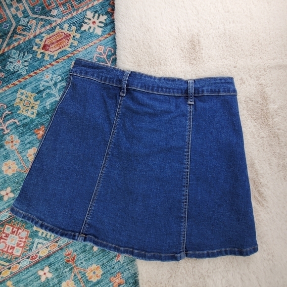 Altar’d State Denim Button Skirt Small - Picture 5 of 5